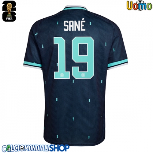 Maglie da calcio Germania Leroy Sane #19 Seconda Maglia Mondiali 2026  Manica Corta